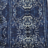 Hungarian Indigo Tapestry Tablecloth