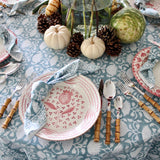 Pink and White Pomegranate Spanish Plate