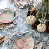 Pink and White Pomegranate Spanish Plate