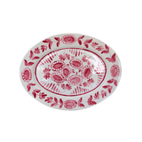 Pink Hungarian Floral Platter