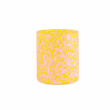 Italian Macchia su Macchia Pink & Yellow Italian Glass Vase
