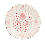 Pink and White Pomegranate Spanish Plate