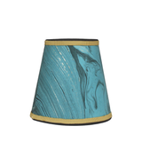 Teal Marble Lampshade