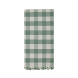 Sage Green Gingham Tea Towel