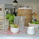 home decor, tray, Two Webster, Rattan, Rattan Ice Bucket, Tisch New York, round tray