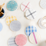 Acrylic and Fabric Coasters