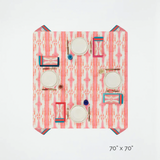 Flame Pink Tablecloth