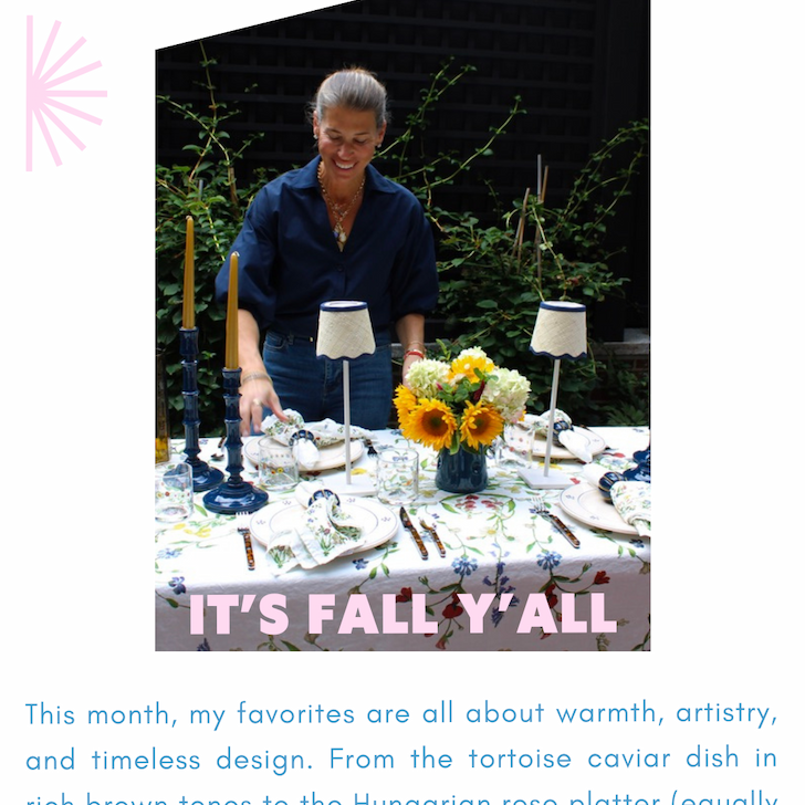 Melissa's October Favorites