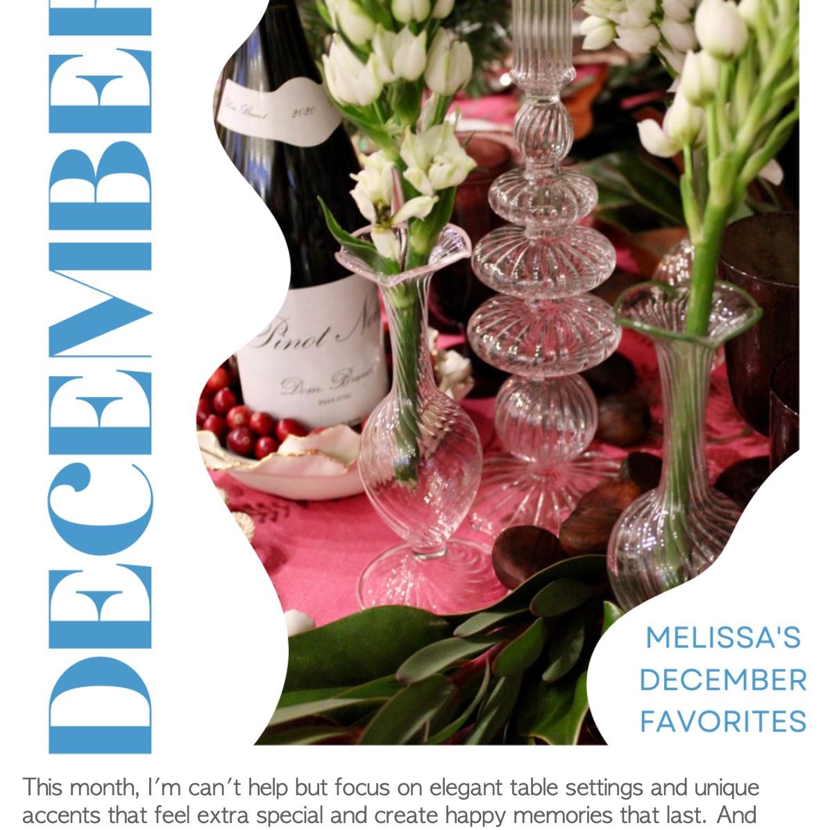 Melissa's December Favorites