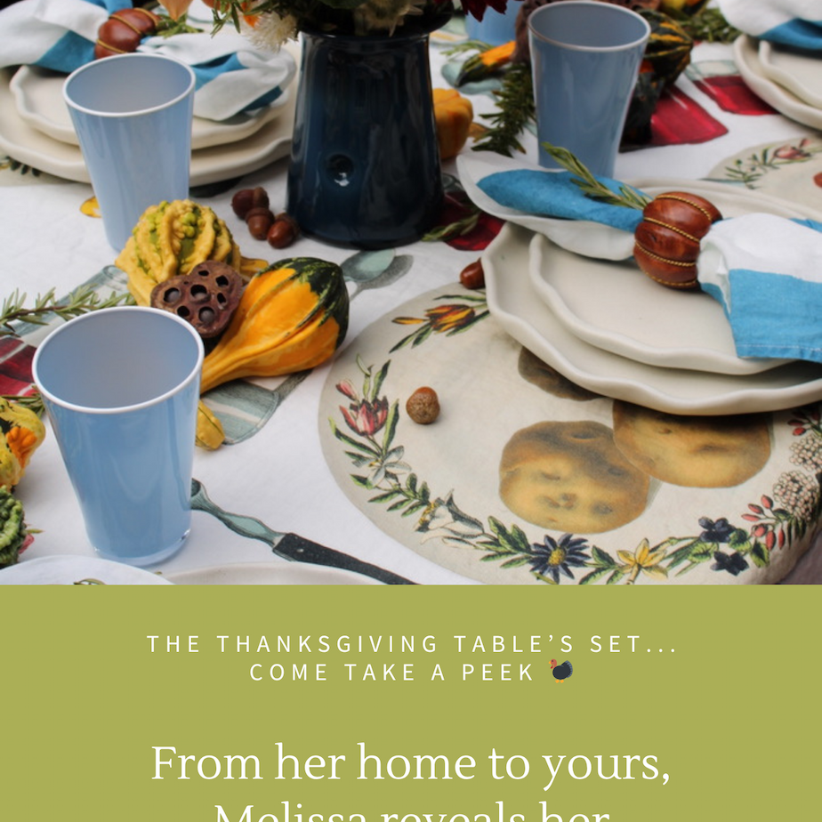 Reveal of our Thanksgiving Tablescape