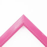 Pink Beaded Wood Picture Frame