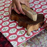 Block Printed Gift Bags | Christmas Pudding Assorted Designs | Medium | Set of 6