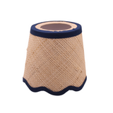 Handmade Raffia Lampshade for Cordless Lamp