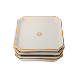 Vintage Gucci Gold Gilt Coasters | Set of 4