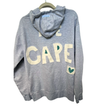 Hand Embellished THE CAPE Hoodie