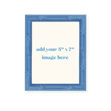 Sky Blue Bamboo Picture Frame