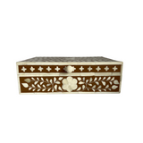 Flower Bone Inlay Box