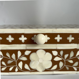 Flower Bone Inlay Box