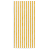 Stripe Linen Tablecloth in Lemon Yellow