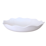 Shallow Wavy Serving Bowl