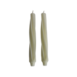 Twist Tapered Candle | Set of 2