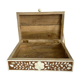 Flower Bone Inlay Box