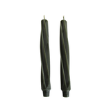 Twist Tapered Candle | Set of 2