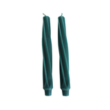 Twist Tapered Candle | Set of 2