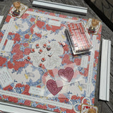 White Beech Wood Mahjong Racks with Magnetic Pushers