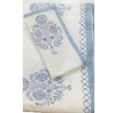 Bouquet Flower Napkins with Hand Embroidery | Set of 4