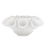Mid-Century Hazel Atlas Milk Glass Punch Set