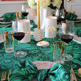 Vintage 22K Gold Swirl Highball Glasses | Set of 8