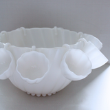 Mid-Century Hazel Atlas Milk Glass Punch Set