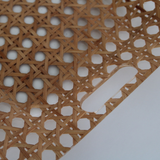 Acrylic and Rattan Serving Tray