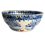 Blue Thistle Serving Bowl