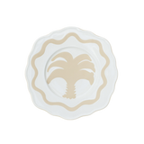 Scalloped Palm Salad Plate | Set of 2