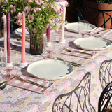 Multi Color Floral Indian Cotton Tablecloth