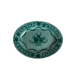 Teal Blossom Serving Platter