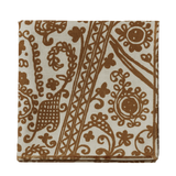 Striped Floral Folk Tablecloth