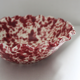 Splatter Wavy Serving Bowl