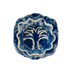 Scalloped Palm Salad Plate | Set of 2