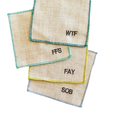 Sweary Cocktail Napkins, set of 8