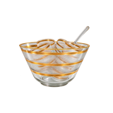 Vintage Culver 22K Gold Gilt Punch Bowl Set