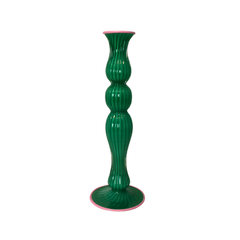 Colorful Glass Candlesticks