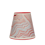 Hues of Red Marble Lampshade