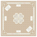 Mahjong Gaming Mat, Cannage Blonde – Rules Edition
