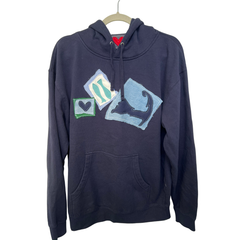 Hand Embellished Cape Cod Fish Hoodie