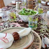 Peacock Dish | Brown + Green