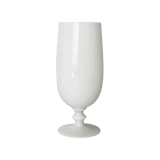 French Portieux Vallerysthal White Opaline Glasses | Set of 10