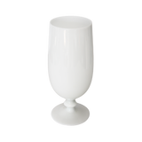 French Portieux Vallerysthal White Opaline Glasses | Set of 10